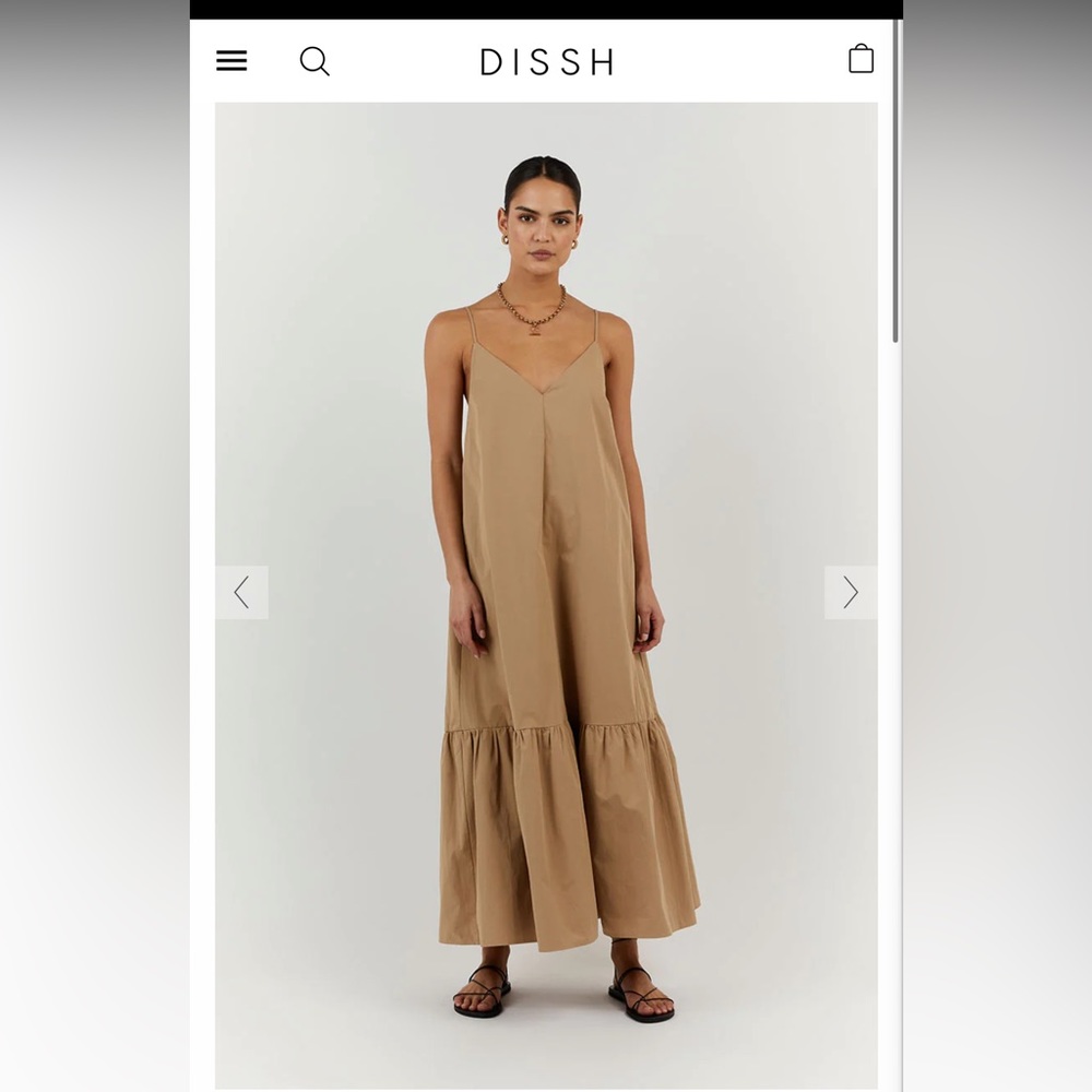 NWT - DISSH WILLOW WHEAT COTTON LONG DRESS